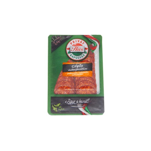 Kiełbasa gruba pikantna plastry 60g