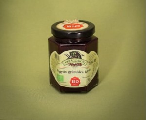 Węgierski Bio dżem z jagód - Bio bogyós gyümölcs lekvar -  180g 