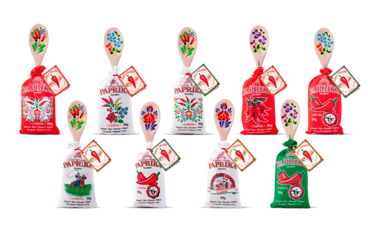 Papryka mielona ostra w worku lnianym z łyżeczką 50g
