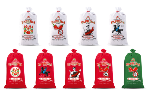 wegierska papryka wędzona mielona pikantna 100g - worek lniany