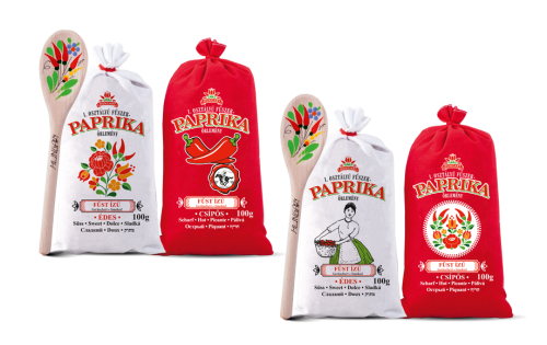 wegierska Papryka wędzona mielona słodka i pikantna - worek lniany 2 x 100g