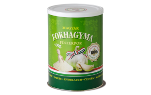 Węgierski czosnek kruszony w dozowniku - Fokhagymapor kombi hengerben 400g