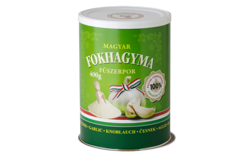 Czosnek kruszony w dozowniku - Fokhagymapor kombi hengerben 400g