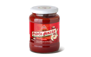 Węgierska pasta paprykowa wędzona pikantna 700g - Füst ízű Csípős Huszár pépesített paprika krém