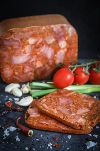 Fustolt nyelves disznosajt - węgierski salceson wędzony z ozorów 300g