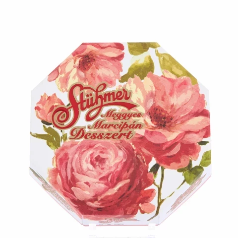 węgierskie Pralinki marcepanowe cherry - Meggyes Marcipán praliné 80g stuhmer