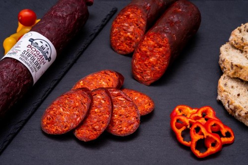stifolder pikantny gruba wegierska pikantna kiełbasa