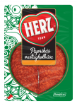Węgierska gruba kiełbasa drobno mielona paprykowa łagodna 70g  - Herz Paprikás vastagkolbász 