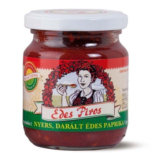 wegierska Pasta paprykowa łagodna Edes Piros 210ml  chili-trade sklep wegierski kraków