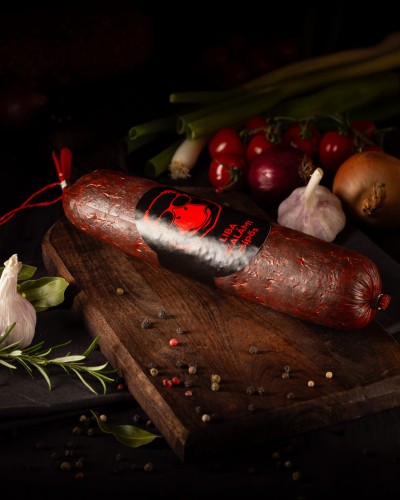 ostre węgierskie salami z gęsi