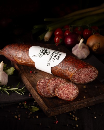 Balatoni salami z szarego bydła klasyczne bez papryki - szurkemarha_feher
