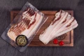 Mangalica- boczek cesarski wędzony plastry