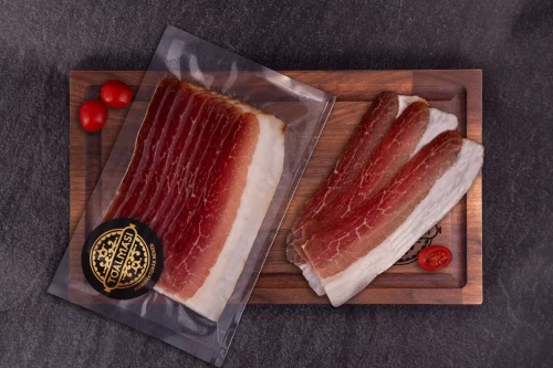 mangalica- wędzona szynka w plastrach