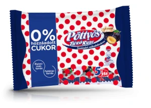 Pöttyös Túró Rudi 0% hozzáadott cukorral Szatmári szilvalekváros - batoniki turo rudi śliwkowe 0% cukru 5x35g 