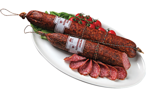 salami białe wołowe z szarego bydła