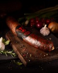 Węgierskie salami paprykowe z osła pikantne - Szamar szalami csipős  400g  