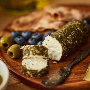 Garabonciás zöldfűszeres  lágy kecskesajt 100g - miękki ser kozi z zielonymi przyprawami