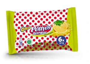 Óriás Pöttyös Túró Rudi citromkrémes - turo rudi krem cytrynowy 5 x 51g 