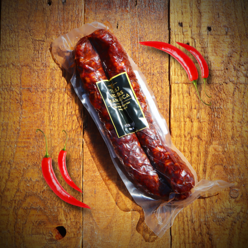 węgierska ostra kiełbasa chili z mangalicy