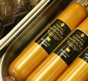 Mortadela z mangalicy 260g - Mini mangalicahúsos párizsi mübélben 