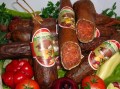 węgierskie wiejskie salami eko z mangalicy paprykowe