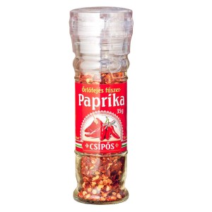 Papryka węgierska kruszona pikantna 35g w młynku 