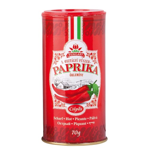 węgierska papryka mielona pikantna w dozowniku 70g dostępna w krakowie