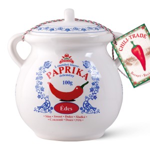 Papryka węgierska mielona słodka 100g w naczyniu ceramicznym