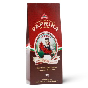 Papryka węgierska wędzona mielona słodka w opakowaniu ozdobnym  50g