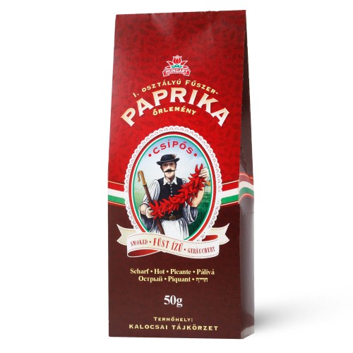 węgierska papryka wędzona mielona pikantna w opakowaniu ozdobnym 50g sklep w krakowie