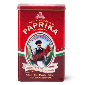 Papryka węgierska wędzona mielona pikantna w metalowym pojemniku 50g