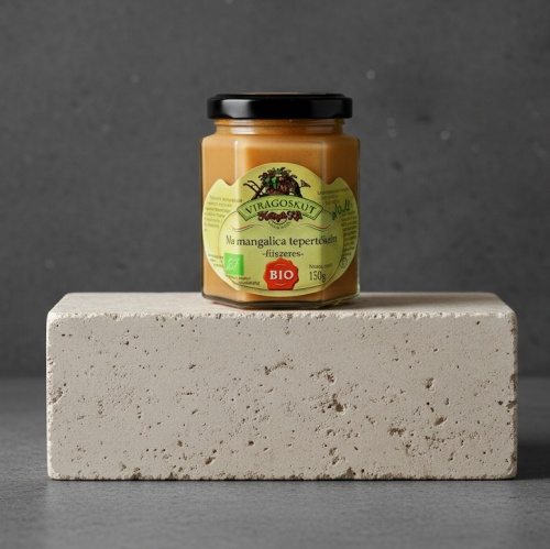 Węgierski BIO krem ze skwarków z Mangalicy 150g – BIO fűszeres tepertőkrém