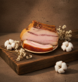 Węgierska-Bio-słonina-wędzona-mięsna-z-mangalicy-300g---Bio-füstölt-pácolt-húsos-Mangalica-szalonna