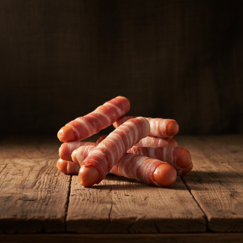 Węgierskie mini kiełbaski z serem i bekonem 300g – Premium Mini Berner