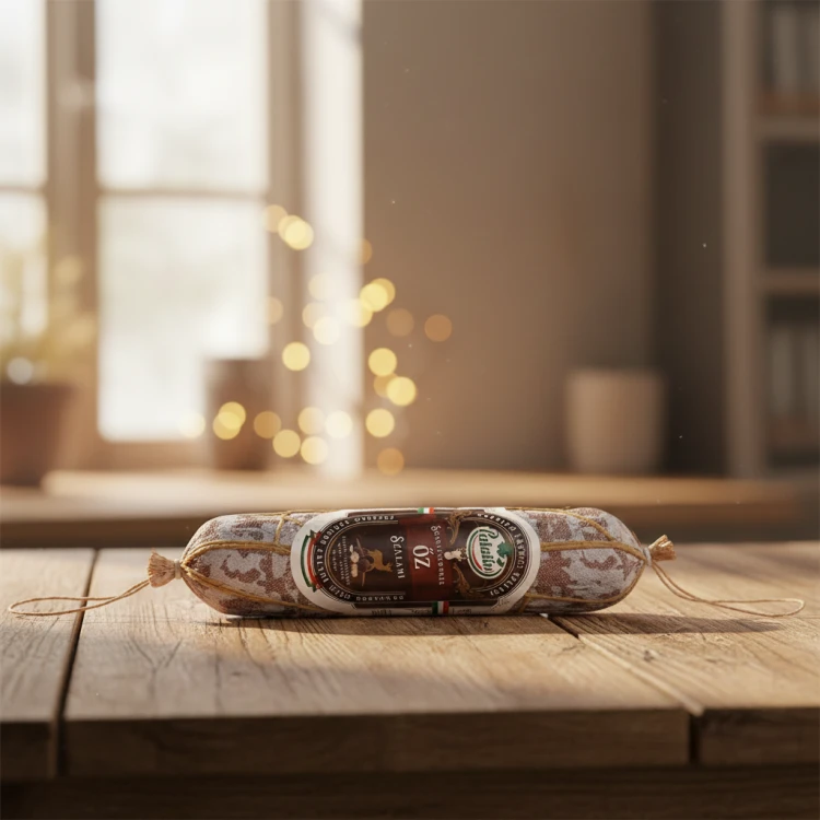 Węgierskie-Salami-truflowe-z-daniela-300g---Szarvasgombas-őz-szalami-300g