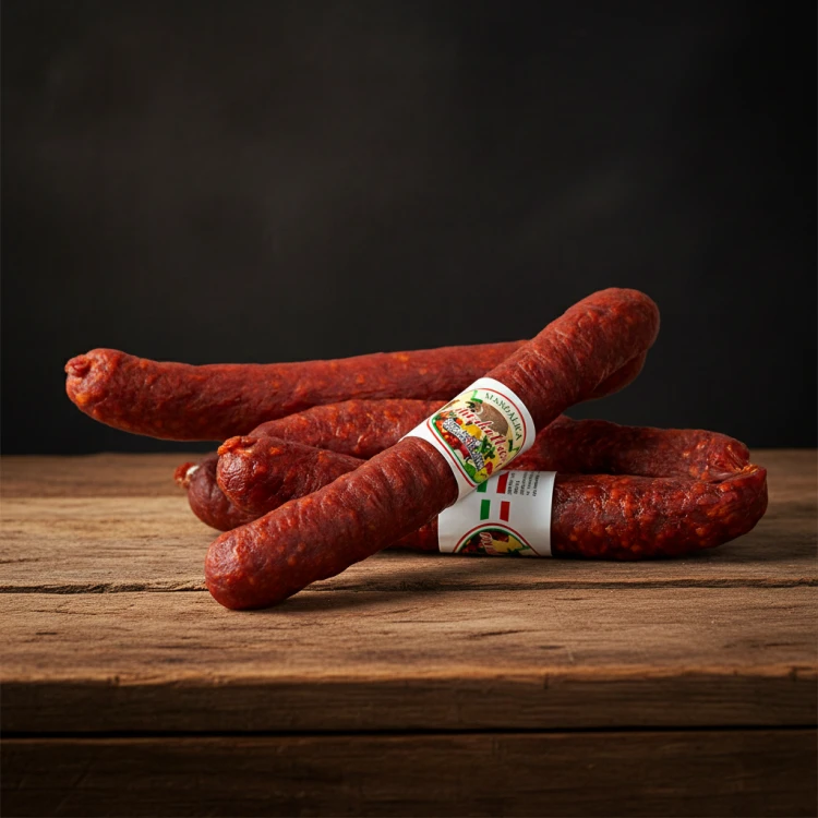 Węgierska-kiełbasa-z-Mangalicy-wiejska-pikantna-250g---Mangalica-kolbász-csípős-sklep-węgierski-kraków