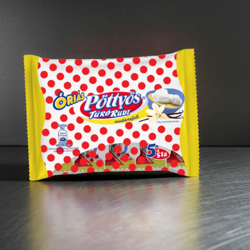 Óriás-Pöttyös-Túró-Rudi-madártejízű---batoniki-turo-rudi-masa-budyniowa-(ptasie-mleczko)