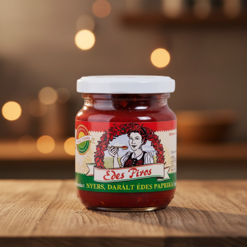 Węgierska pasta paprykowa łagodna Édes Piros 210g