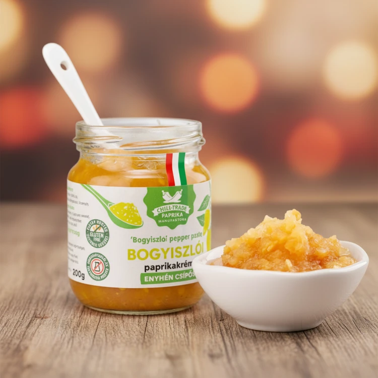 Węgierski-Krem-z-mielonej-surowej-papryki-żółtej-Bogyiszló-200g---Darált-nyers-bogyiszlói-paprikakrém