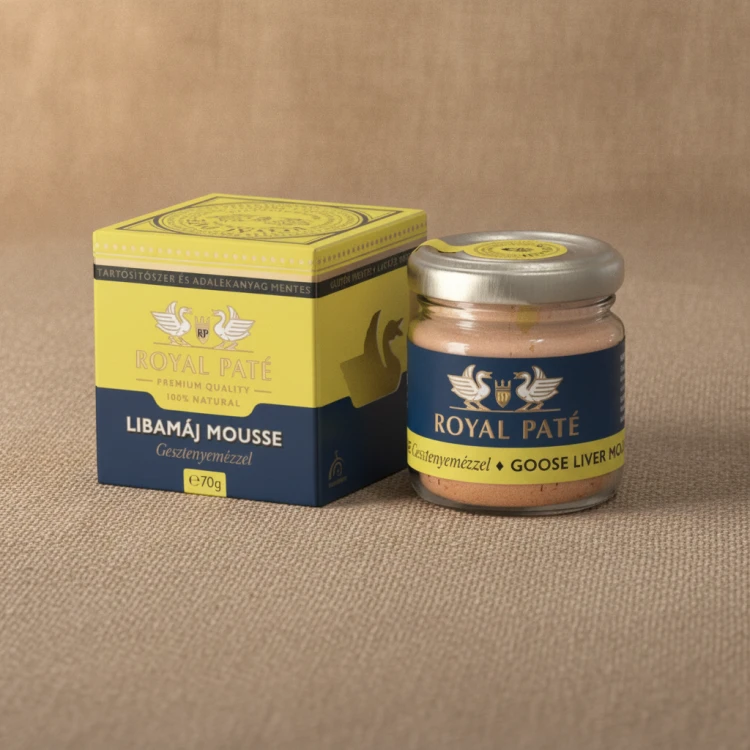 Węgierski-mus-z-gęsich-wątróbek-z-miodem-kasztanowym-70g-Premium-Libamaj-mousse-gesztenyemezzel