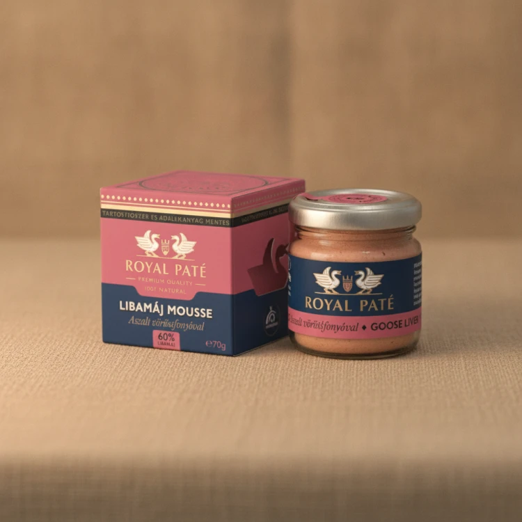Węgierski-mus-z-gęsich-wątróbek-z-żurawiną-70g-Premium-Libamaj-mousse-vörösáfonyával