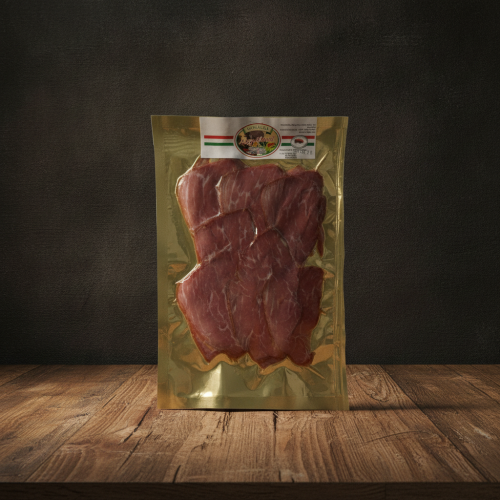 Węgierski schab z Mangalicy wędzony i podpalany 100g