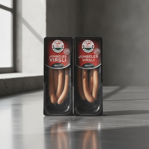 Węgierskie parówki premium w jelicie baranim 2x200g – Juhbeles prémium virsli