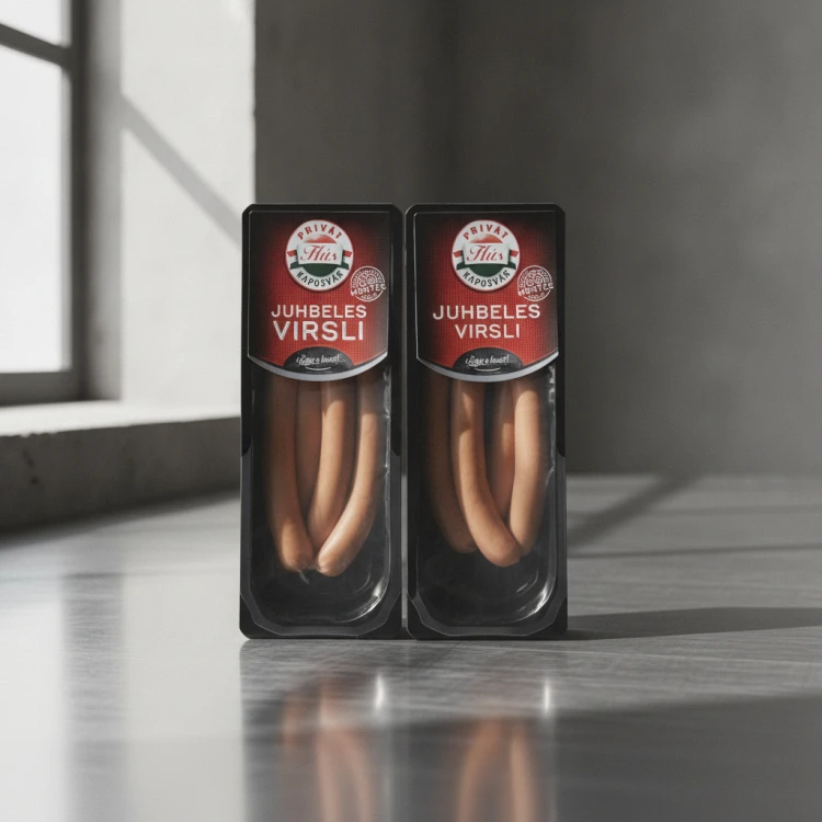 Węgierskie parówki premium w jelicie baranim 2x200g – Juhbeles prémium virsli