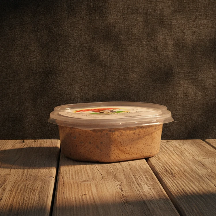 Węgierski-krem-ze-skwarków-gęsich-z-cebulką---Vöröshagymás-liba-tepertőkrém-250g-delikatesy-węgierskie