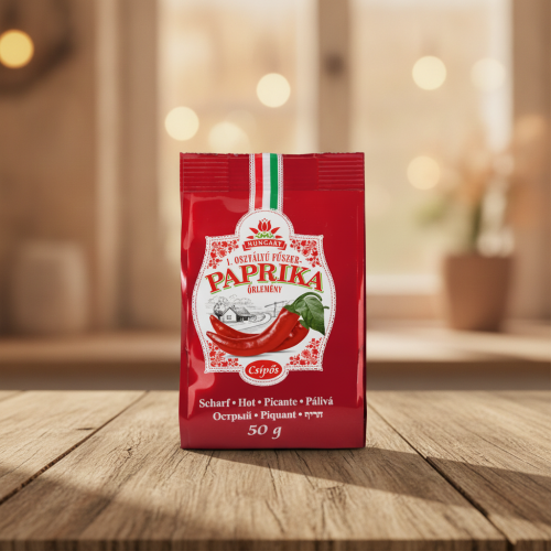 super papryka mielona węgierska pikantna 50g opakowanie papierowe kraków sklep węgierski