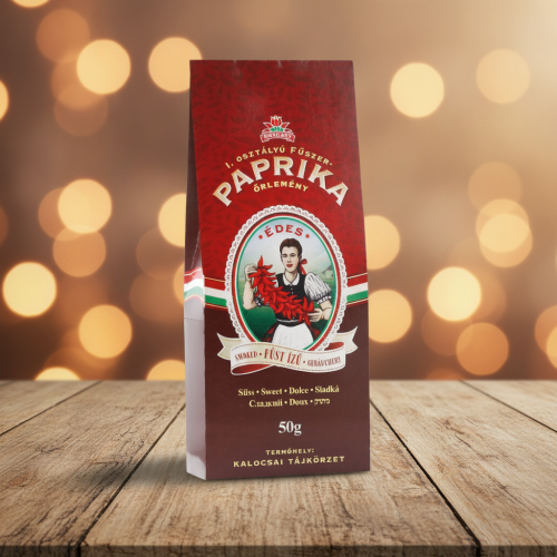 Papryka węgierska wędzona mielona słodka 50g w opakowaniu ozdobnym