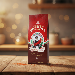 Papryka węgierska wędzona mielona pikantna w opakowaniu ozdobnym 50g