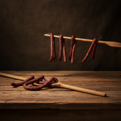 Węgierskie kabanosy chili z Mangalicy 250g Kövér Tanya