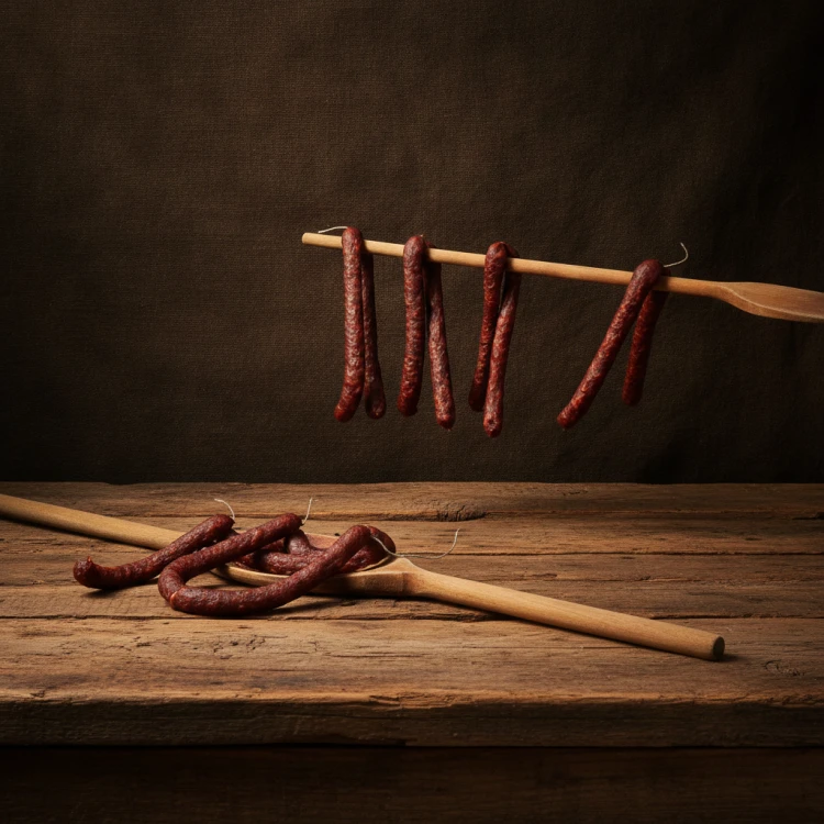 Węgierskie kabanosy chili z Mangalicy 250g Kövér Tanya